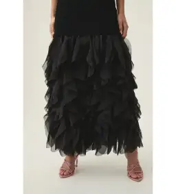 Aje Elations Knit Maxi Dress Black Size AU 8   for rent on The Volte - image 2