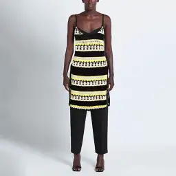 Ganni Striped Crochet Knit Slip Mini Dress Multi Size S / AU 8 for rent on The Volte - image 8