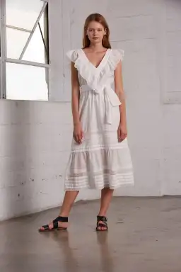 St. Roche Wonderland Dress White Size M / AU 10 for rent on The Volte - image 1