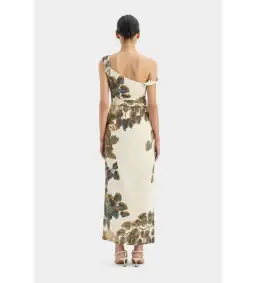 Sir The Label Evalita Twist Midi Dress Pine Valley Size 10 for rent on The Volte - image 2