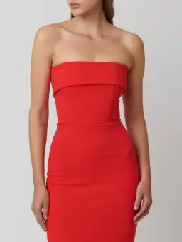 Effie Kats Monroe Gown Cherry Red Size XS / AU 6 for rent on The Volte - image 2