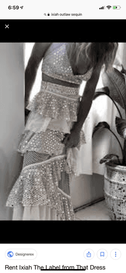 Ixiah The Label Sequin Outlaw Set Size 8