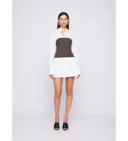 Anna Quan Claudia Dress in Dark Cocoa Size AU 12 for rent on The Volte - image 1