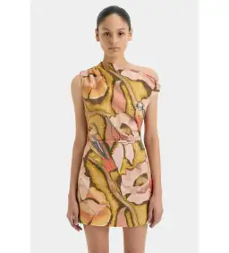 Sir The Label Talulah Knot Mini Dress in Sanderling Floral Size 1 / AU 8 for rent on The Volte - image 2