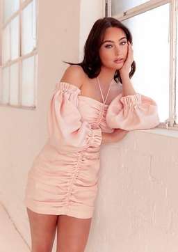 Sofia the Label  Chloe Dress Baby Pink Size 8