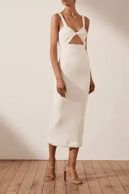 Shona Joy Simone Cut Out Dress In White Size 10 for rent on The Volte - image 2