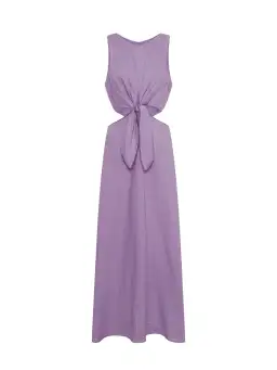 Kivari Ellie Cut Out Maxi Dress Lilac Size 16 for rent on The Volte - image 5