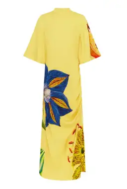 Alémais Dahlia Midi Dress Yellow Size 14 for rent on The Volte - image 5
