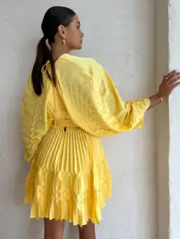 Acler Harrow Mini Dress Size 12 in Sunshine for rent on The Volte - image 2