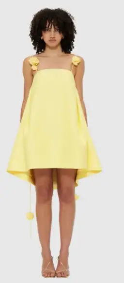 Leo Lin Fiona Rose Mini Dress Size 8 for rent on The Volte - image 2