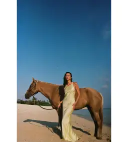 Turquoise lane  Andie Dress in Lemon Yellow Size S / AU 8