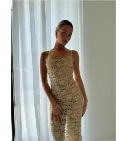 Arcina Ori Kendra Dress Gold Size XS / AU 6  for rent on The Volte - image 4