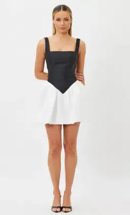 Bianca & Bridgett Alba Mini Dress Black & White Size XL / 14 AU 14 for rent on The Volte - image 3