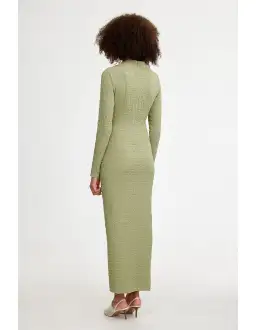 Significant Other Brielle Long Sleeve Midi Dress Sage Green Size 8 for rent on The Volte - image 3