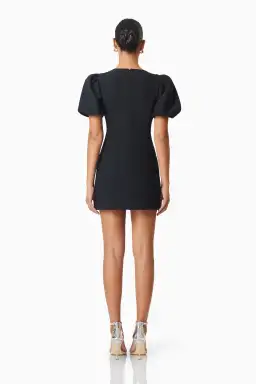 Elliatt Delia Diamante Mini Dress in Black Size 10 for rent on The Volte - image 3