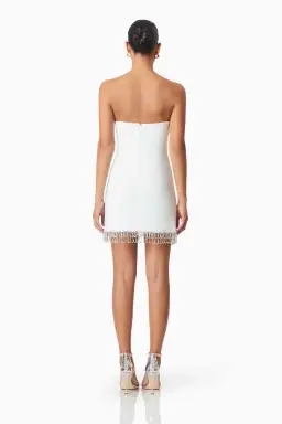 Elliatt Delia Party Mini Dress in White Size 8 for rent on The Volte - image 3