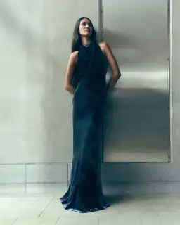 Viktoria and Woods Elusive Dress Midnight Size 0 / AU 6 for rent on The Volte - image 3