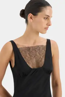 Sir the Label Dunya Lace Gown Black Size 2 / AU 10 for rent on The Volte - image 2