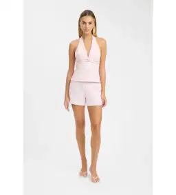 Kookai Ariel Double Belt Halter Top And Maria Maxi Skirt Set in Heavenly Pink Size AU 10 for rent on The Volte - image 5