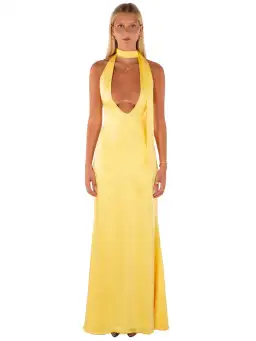 I Am Delilah Margot Maxi Dress Daffodil Yellow Size XS / AU 6 for rent on The Volte - image 1