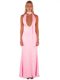 I Am Delilah Margot Maxi Dress Candy Pink Size XS / AU 6