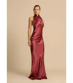 Arcina Ori Gaia Dress Rich Plum Hue Size AU 8 for rent on The Volte - image 3