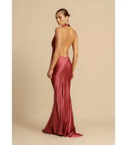 Arcina Ori Gaia Dress Rich Plum Hue Size AU 8 for rent on The Volte - image 4