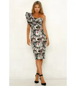 Mossman The Secret Garden Midi Dress Floral Size AU 6