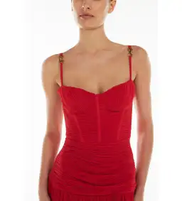 Manning Cartell Double Time Pleat Dress Red Size AU 14 for rent on The Volte - image 5