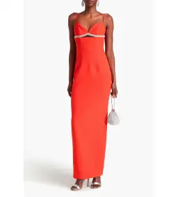 Rachel Gilbert Kyra Gown Flame Orange Size 1/AU 8