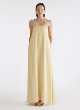 Anna Quan Delfina Dress in Champagne Size 6