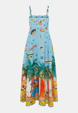 Alemais All Aboard Sundress Multi Size 6 for rent on The Volte - image 2