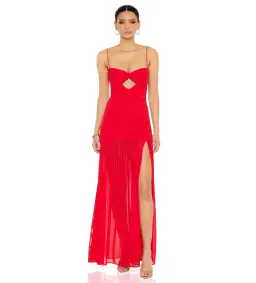 Nookie  Monroe Maxi Dress Red Size XS/Au 6 