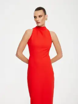 Effie Kats Ambre Gown In Cherry Red Size 6 / XS for rent on The Volte - image 2