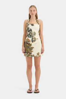 Sir the Label The Evalita Halter Mini Dress in Pine Valley Size 10 for rent on The Volte - image 1