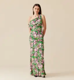 Ruby Melon Maxi Dress Aurora Floral Size 10
