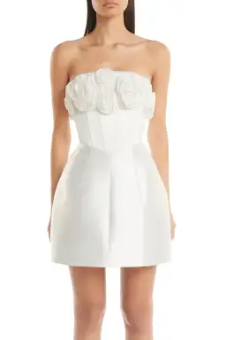 Eliya The Label Tehanni Mini Dress White Size 8 for rent on The Volte - image 4