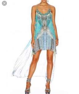 CAMILLA TOPKAPI SILK STRAPPY MAXI OVERLAY DRESS for rent on The Volte - image 1