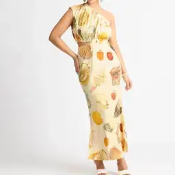 Sheike Sea Shore  Maxi Dress Yellow Size 8 for rent on The Volte - image 4