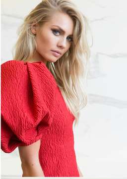 Nicola Finetti Eddy Dress red 10
