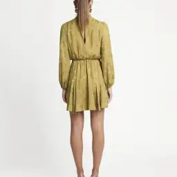 Sheike Gemma Mini Dress Olive Gold Size 10 for rent on The Volte - image 3