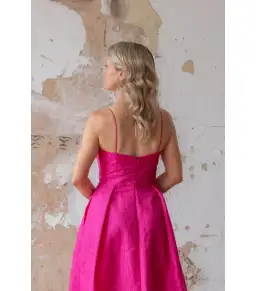 Rebecca Vallance Frenchy Gown Fuscia Pink Size AU 10 for rent on The Volte - image 3