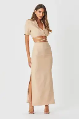 Bianca & Bridgett Amora Sand Set Nude Size 10