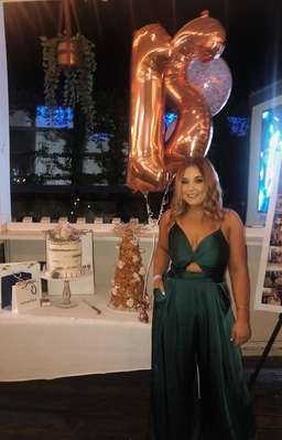 Sheike Willow Jumpsuit- Green Sz 16 for rent on The Volte - image 2