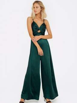 Sheike Willow Jumpsuit- Green Sz 16 for rent on The Volte - image 1