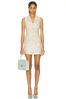 Self Portrait Embellished Boucle Tailored Mini Dress Multi Size AU 4 for rent on The Volte - image 5