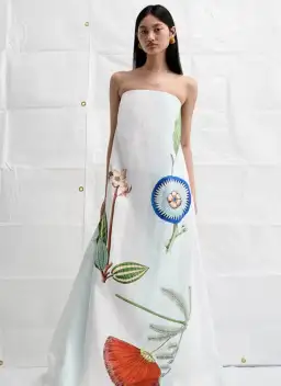 Oroton Grand Floral Gown Multi Size 8 for rent on The Volte - image 5