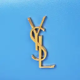 Saint Laurent Classic Kate Monogram Clutch Sky Blue  for rent on The Volte - image 3