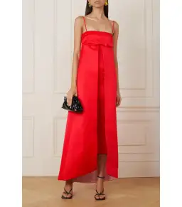 Bernadette Philippe Duchesse Stain Gown Red Size AU 6 