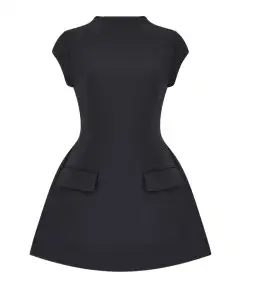 Odd Muse The Ultimate Muse Cap Sleeve Mini Dress Black Size 10 for rent on The Volte - image 4